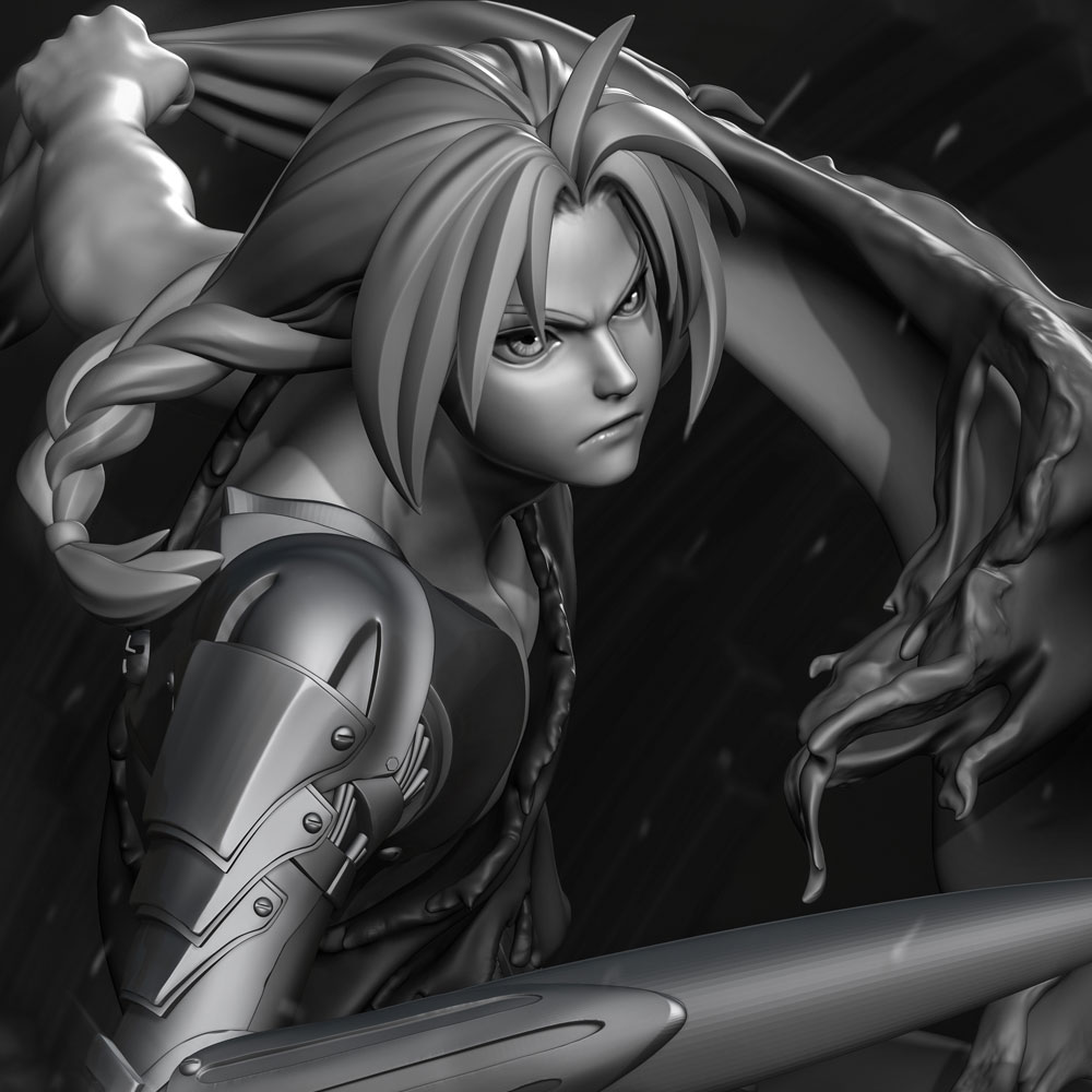 【钢之炼金术师】爱德华-艾尔利克-3D合纵社-3D打印模型STL格式3mf格式免费下载！