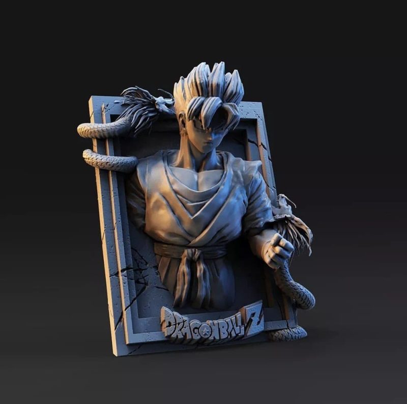 【龙珠】悟饭-3D合纵社-3D打印模型STL格式3mf格式免费下载！