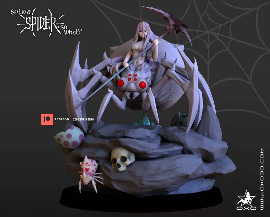 蜘蛛子-3D合纵社-3D打印模型STL格式3mf格式免费下载！