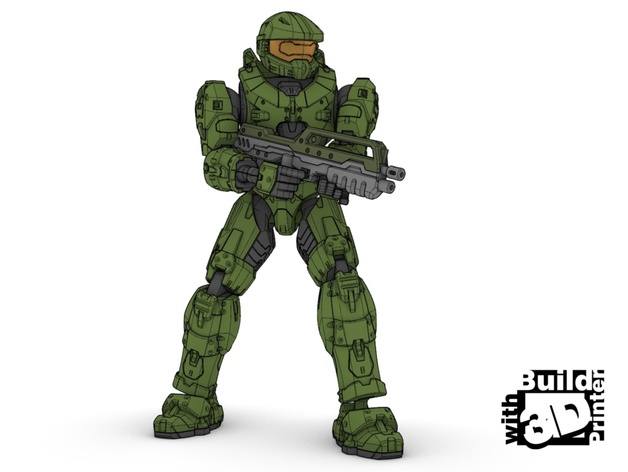 图片[3]-【光环】士官长-3D合纵社-3D打印模型STL格式3mf格式免费下载！