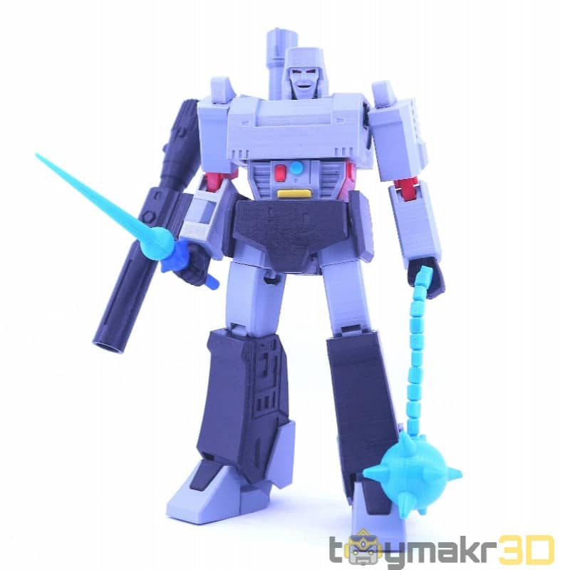 【变形金刚】Megatron-3D合纵社-3D打印模型STL格式3mf格式免费下载！