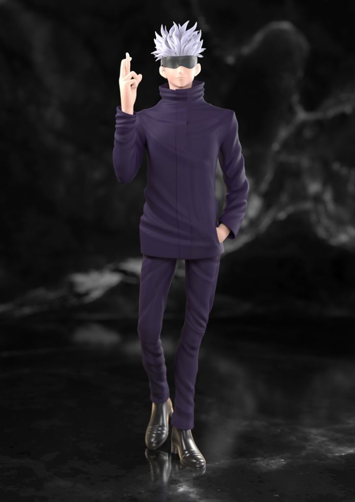 图片[3]-【咒术回战】五条悟领域状态-3D合纵社-3D打印模型STL格式3mf格式免费下载！