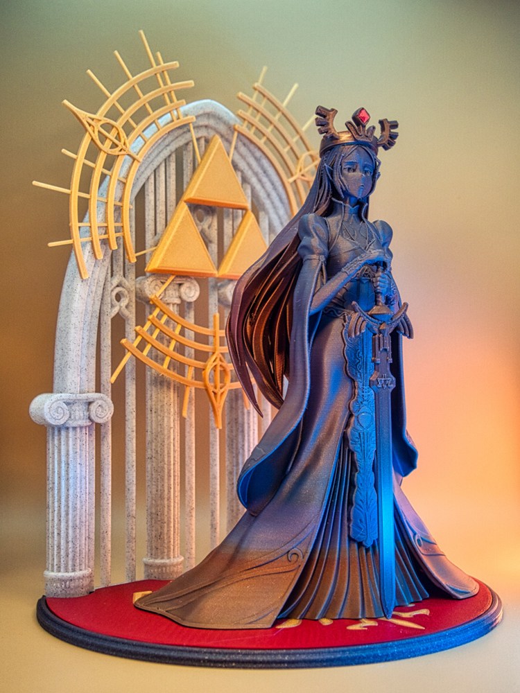 图片[5]-【塞尔达传说】塞尔达女王-3D合纵社-3D打印模型STL格式3mf格式免费下载！