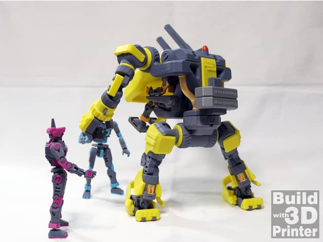 图片[4]-重型装载机器人-3D合纵社-3D打印模型STL格式3mf格式免费下载！