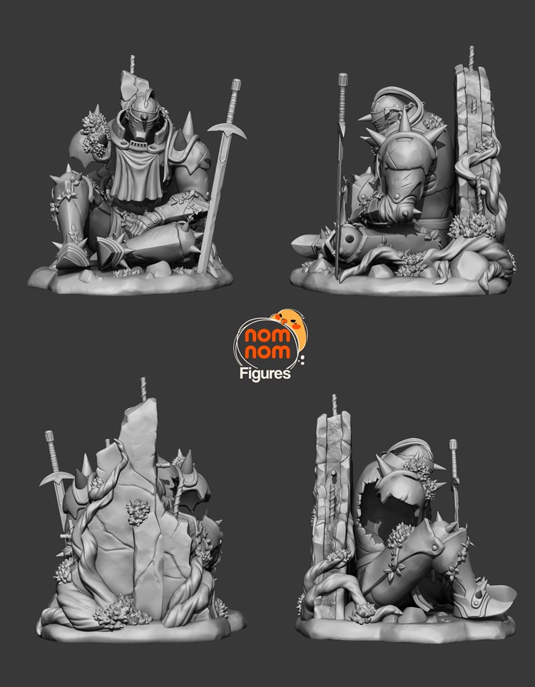 图片[3]-【钢之炼金术师】阿尔冯斯-3D合纵社-3D打印模型STL格式3mf格式免费下载！