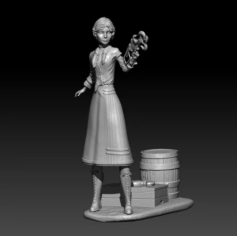 图片[2]-【生化奇兵】伊丽莎白-3D合纵社-3D打印模型STL格式3mf格式免费下载！