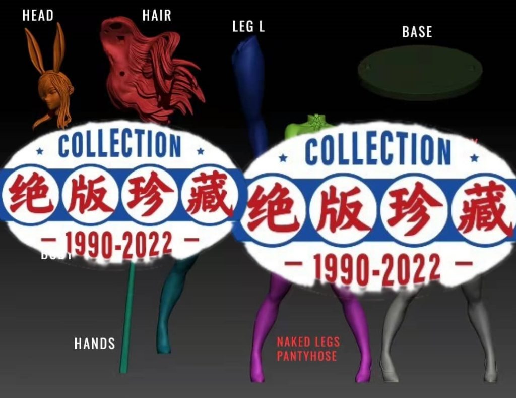 图片[4]-【妖精的尾巴】兔女郎艾露莎-3D合纵社-3D打印模型STL格式3mf格式免费下载！