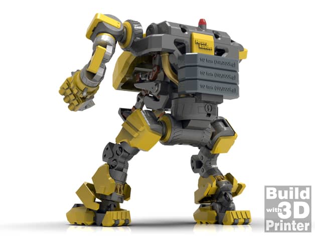 图片[2]-重型装载机器人-3D合纵社-3D打印模型STL格式3mf格式免费下载！