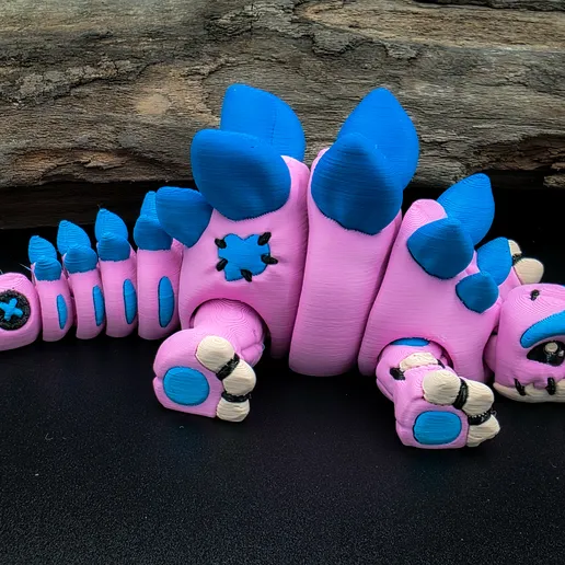 图片[3]-Raki-Box NO:023 毛绒剑龙-3D合纵社-3D打印模型STL格式3mf格式免费下载！