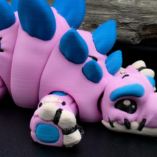 图片[2]-Raki-Box NO:023 毛绒剑龙-3D合纵社-3D打印模型STL格式3mf格式免费下载！