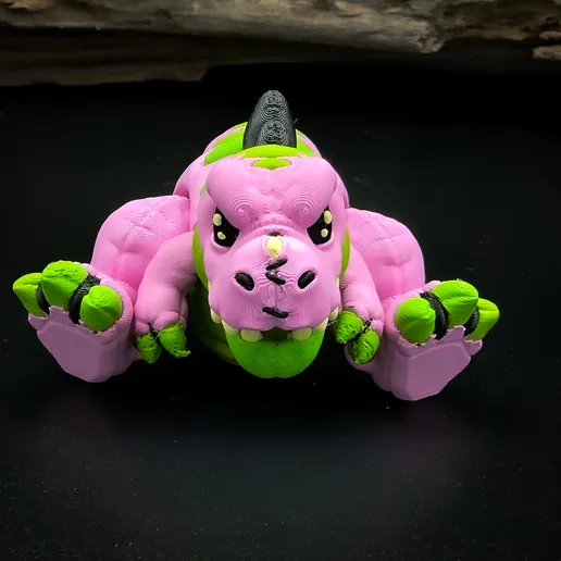 图片[3]-Raki-Box NO:024 毛绒霸王龙-3D合纵社-3D打印模型STL格式3mf格式免费下载！