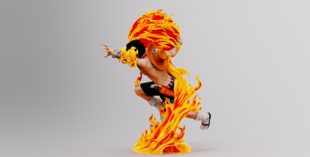 图片[2]-【海贼王】艾斯-3D合纵社-3D打印模型STL格式3mf格式免费下载！