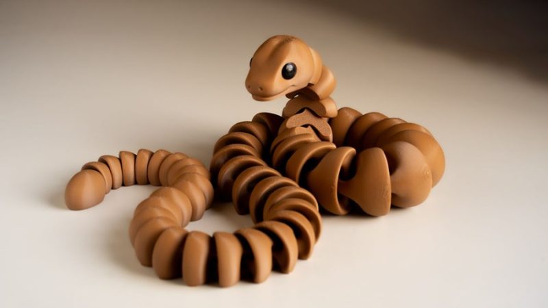 蛇-3D合纵社-3D打印模型STL格式3mf格式免费下载！