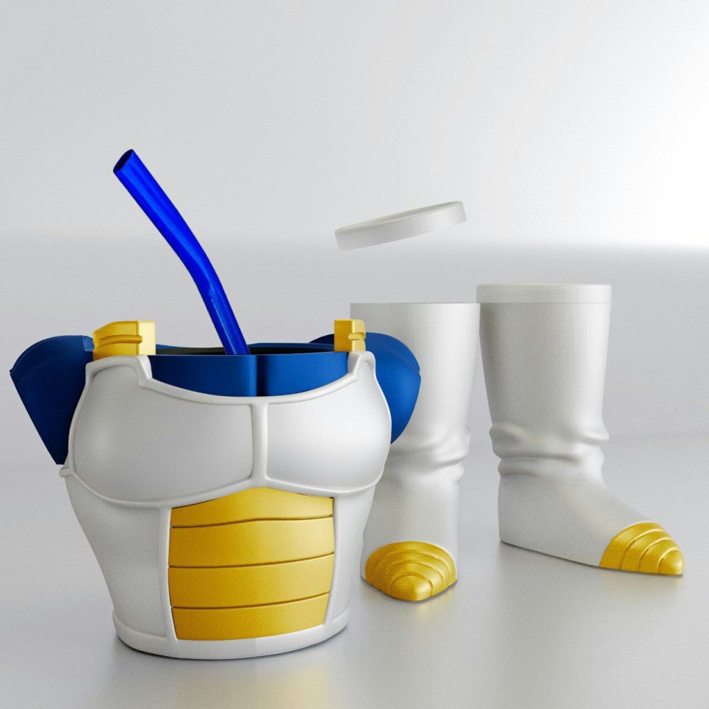 【龙珠】贝吉塔服饰套装-3D合纵社-3D打印模型STL格式3mf格式免费下载！