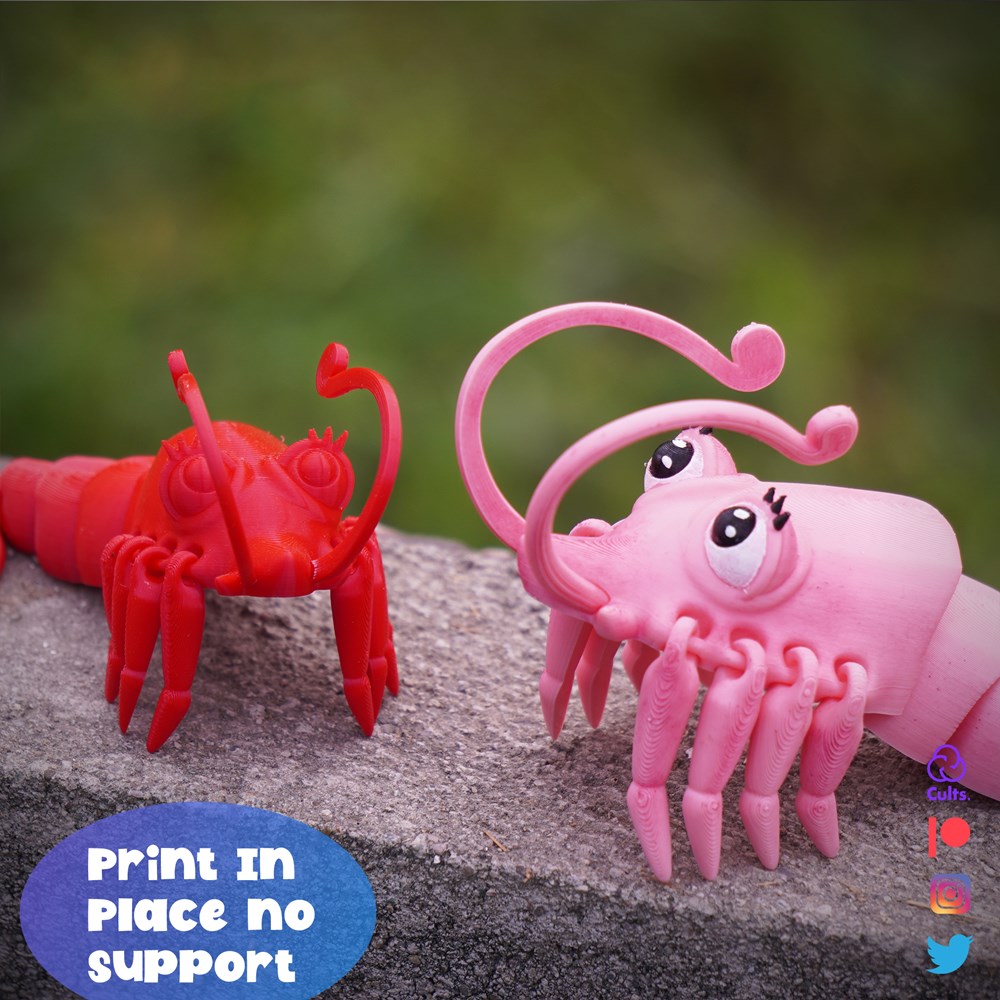 图片[3]-龙虾-3D合纵社-3D打印模型STL格式3mf格式免费下载！