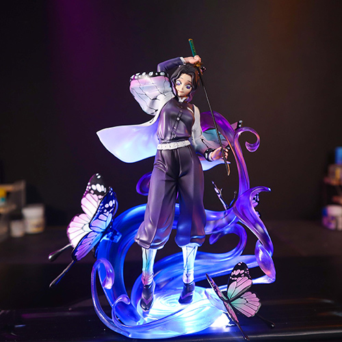 【鬼灭之刃】蟲柱 蝴蝶忍-3D合纵社-3D打印模型STL格式3mf格式免费下载！