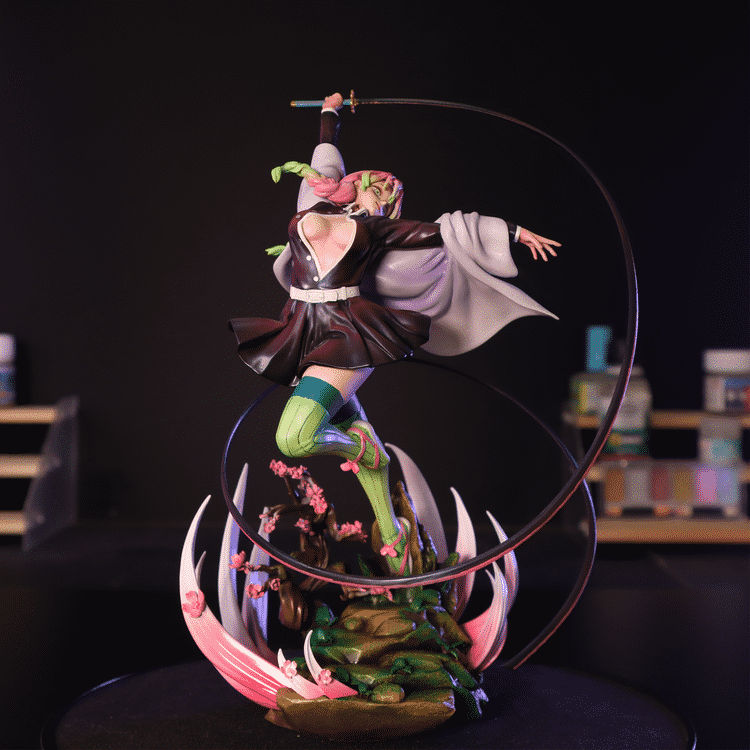 图片[2]-【鬼灭之刃】恋柱 甘露寺蜜璃 制服版-3D合纵社-3D打印模型STL格式3mf格式免费下载！