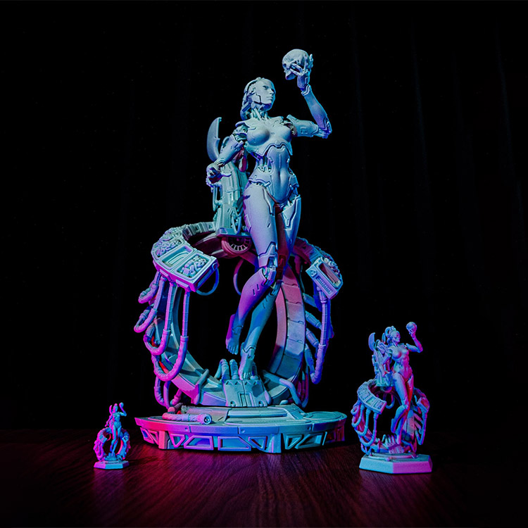 机械姬-3D合纵社-3D打印模型STL格式3mf格式免费下载！