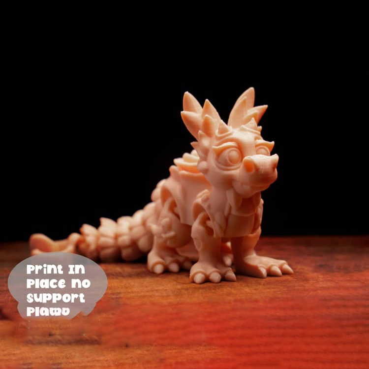 情人节 可爱龙-3D合纵社-3D打印模型STL格式3mf格式免费下载！