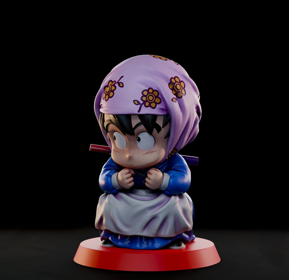 【龙珠】悟空-3D合纵社-3D打印模型STL格式3mf格式免费下载！