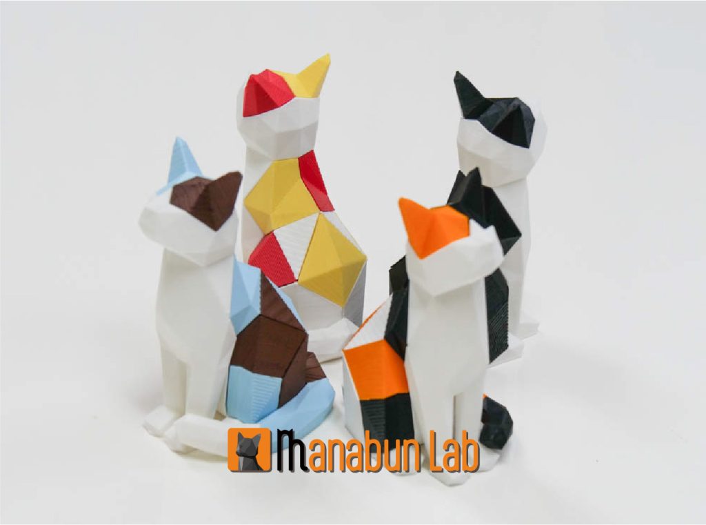 【拼图小动物】猫咪-3D合纵社-3D打印模型STL格式3mf格式免费下载！