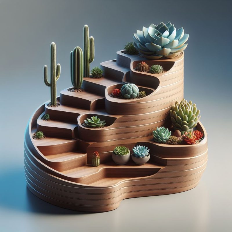 多肉花盆-3D合纵社-3D打印模型STL格式3mf格式免费下载！