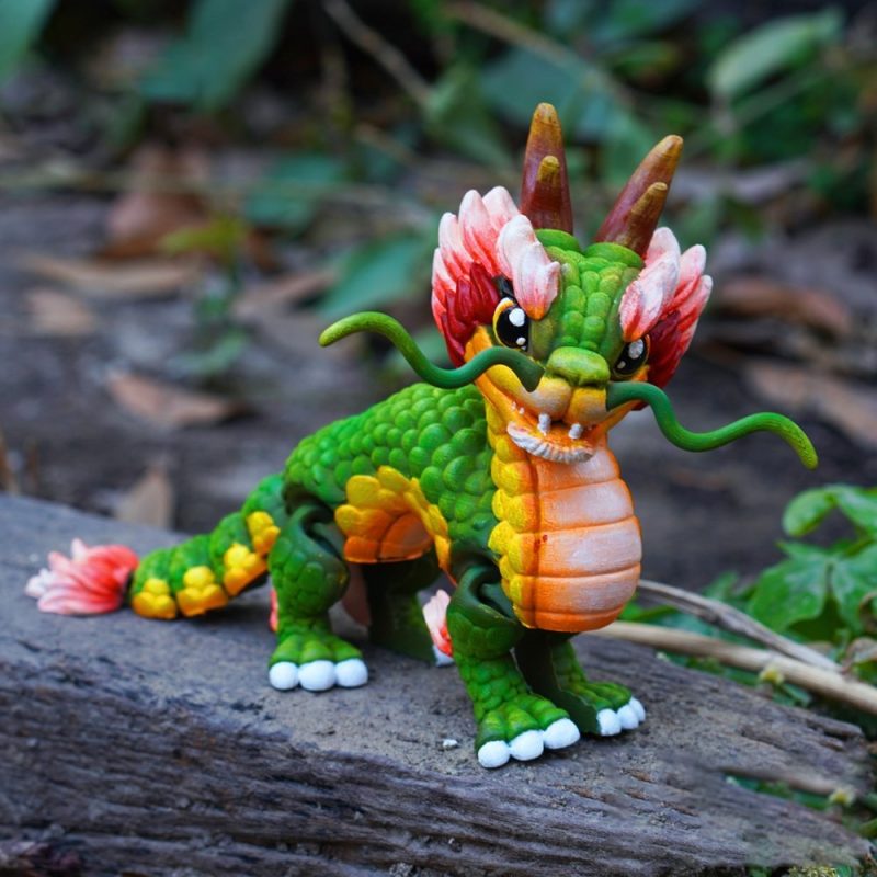 龙-3D合纵社-3D打印模型STL格式3mf格式免费下载！