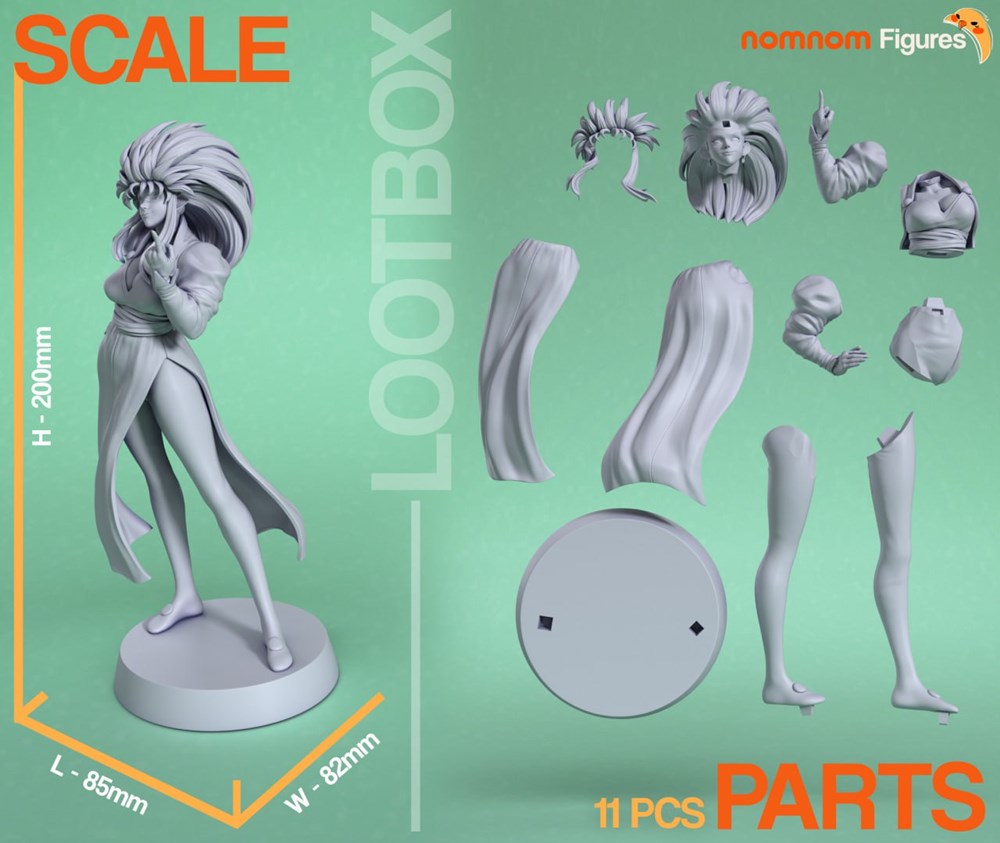 图片[3]-【天地无用】良子-3D合纵社-3D打印模型STL格式3mf格式免费下载！