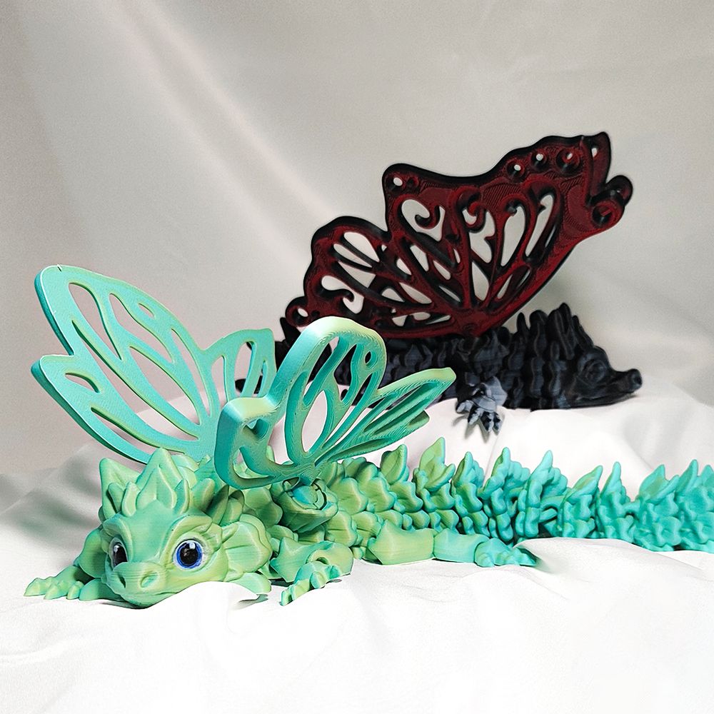 仙女龙-3D合纵社-3D打印模型STL格式3mf格式免费下载！