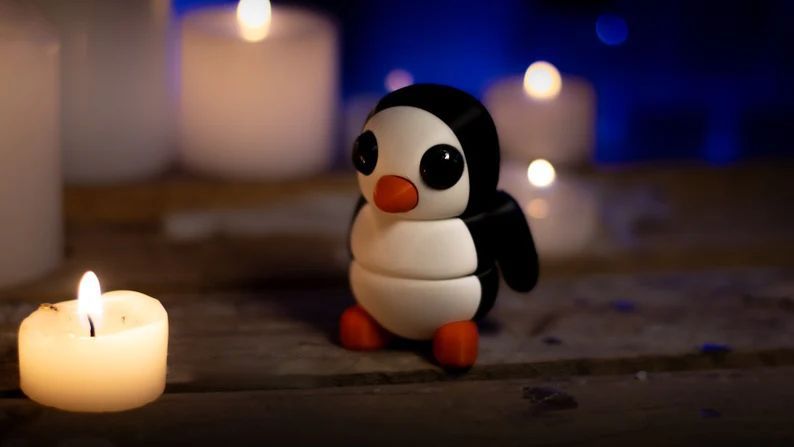 企鹅-3D合纵社-3D打印模型STL格式3mf格式免费下载！