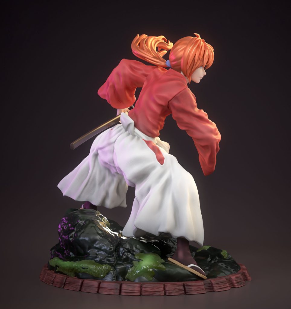 图片[3]-【浪客剑心】剑心-3D合纵社-3D打印模型STL格式3mf格式免费下载！