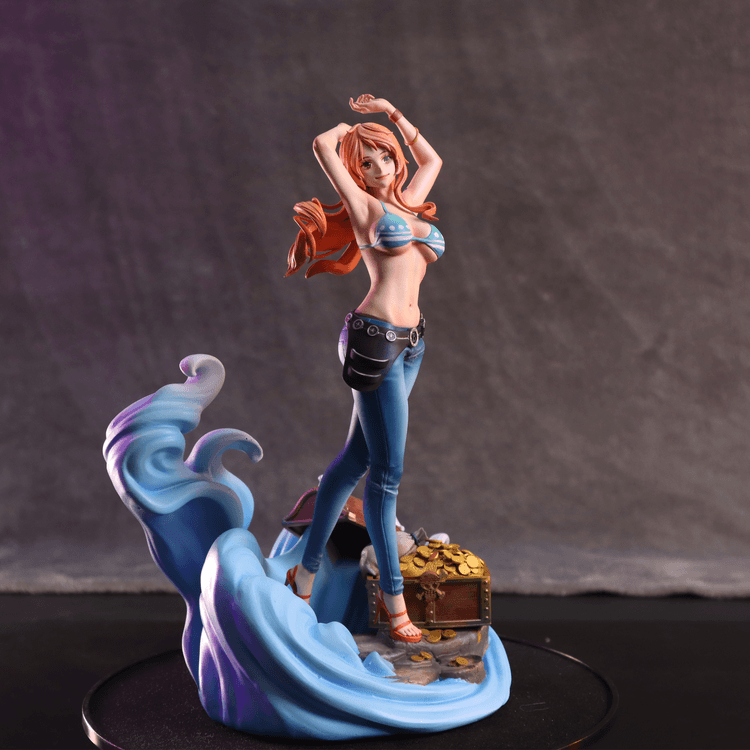 【海贼王】娜美-3D合纵社-3D打印模型STL格式3mf格式免费下载！