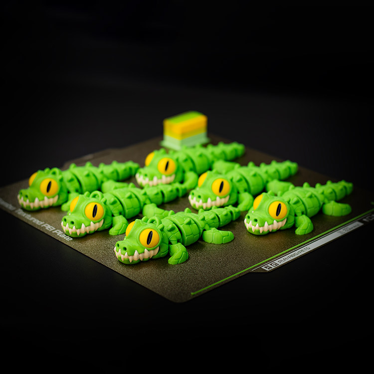 图片[2]-鳄鱼多色钥匙扣-3D合纵社-3D打印模型STL格式3mf格式免费下载！