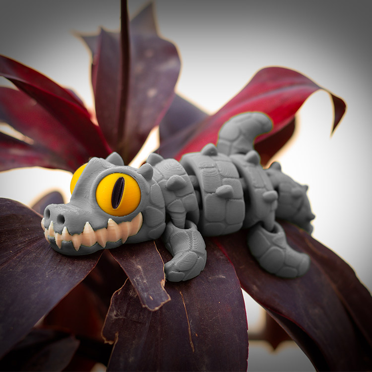 图片[3]-鳄鱼多色钥匙扣-3D合纵社-3D打印模型STL格式3mf格式免费下载！