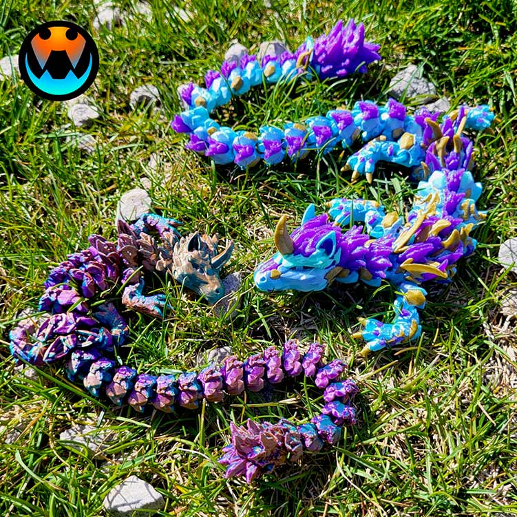 独角龙-3D合纵社-3D打印模型STL格式3mf格式免费下载！