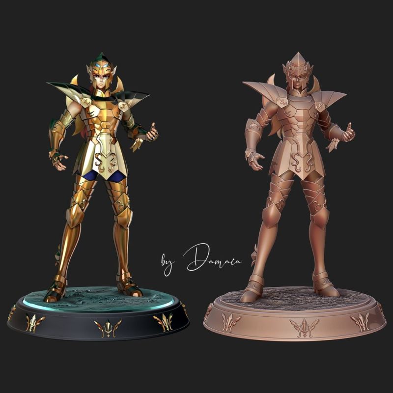 【圣斗士】海马拜安-3D合纵社-3D打印模型STL格式3mf格式免费下载！