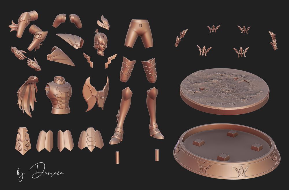 图片[4]-【圣斗士】海马拜安-3D合纵社-3D打印模型STL格式3mf格式免费下载！