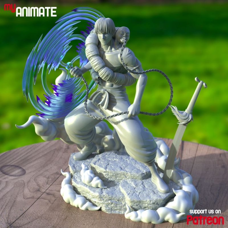 【咒术回战】伏黑甚尔-3D合纵社-3D打印模型STL格式3mf格式免费下载！