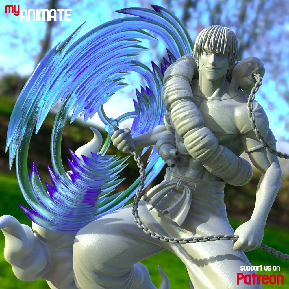 图片[2]-【咒术回战】伏黑甚尔-3D合纵社-3D打印模型STL格式3mf格式免费下载！