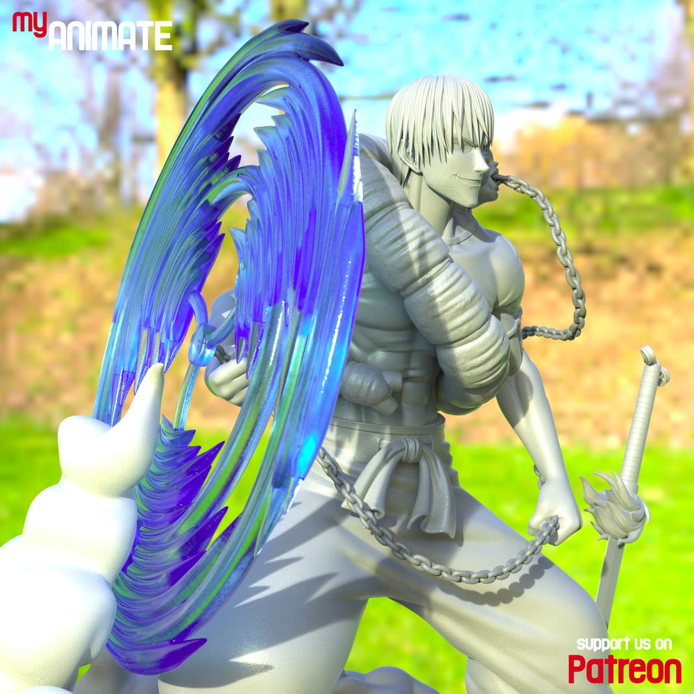 图片[3]-【咒术回战】伏黑甚尔-3D合纵社-3D打印模型STL格式3mf格式免费下载！