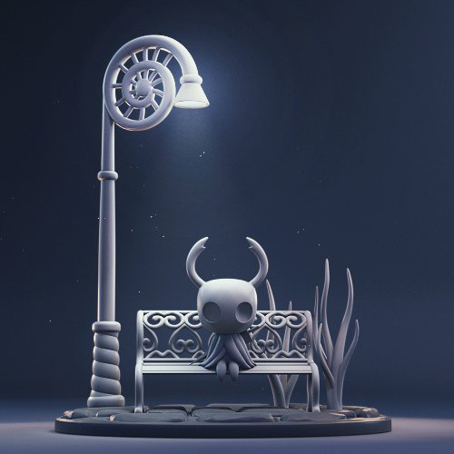 【空洞骑士】骑士-3D合纵社-3D打印模型STL格式3mf格式免费下载！