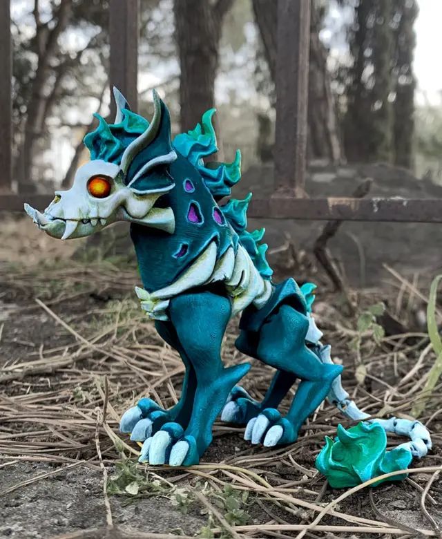 地狱犬-3D合纵社-3D打印模型STL格式3mf格式免费下载!