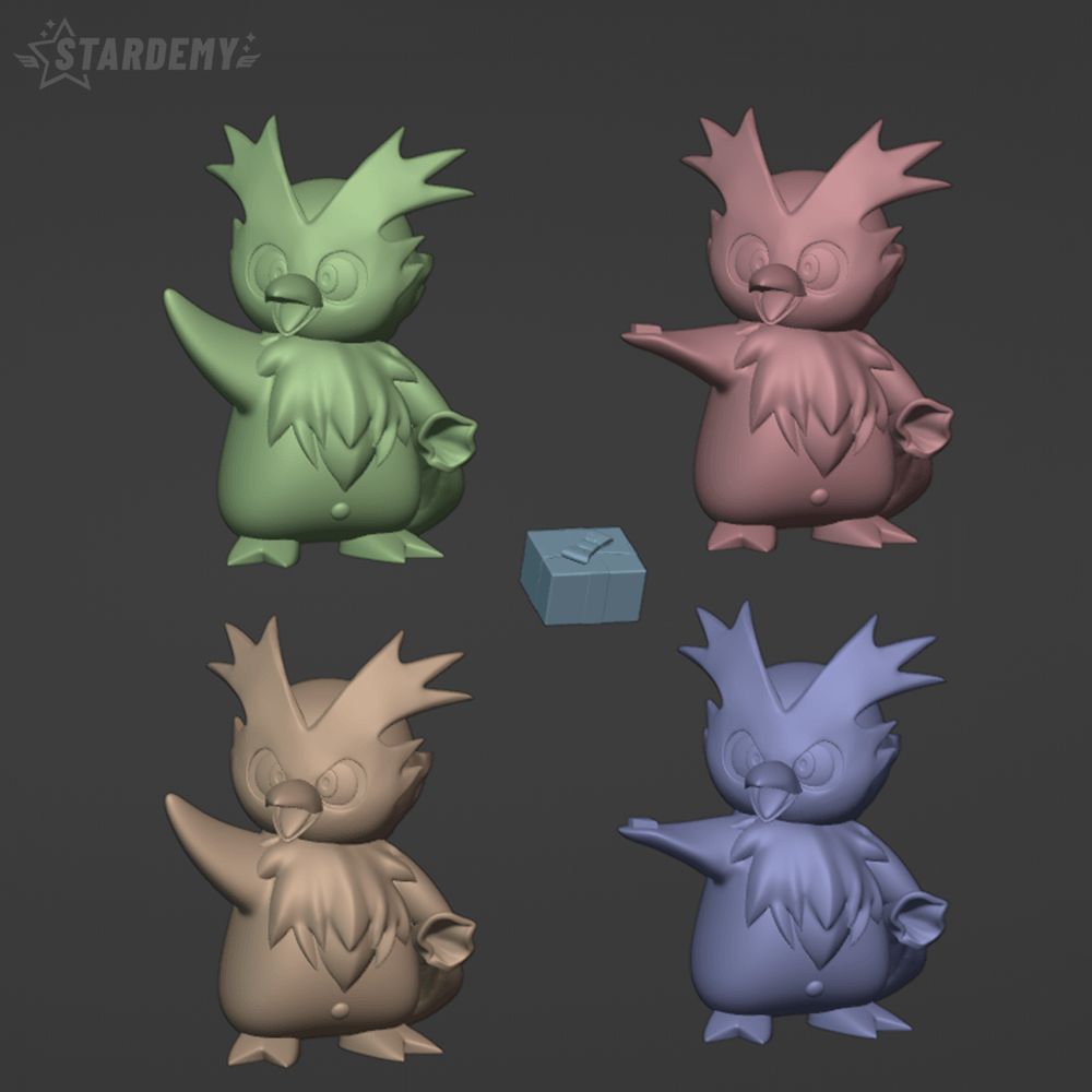 图片[3]-【宠物小精灵】Delibird圣诞版-3D合纵社-3D打印模型STL格式3mf格式免费下载！