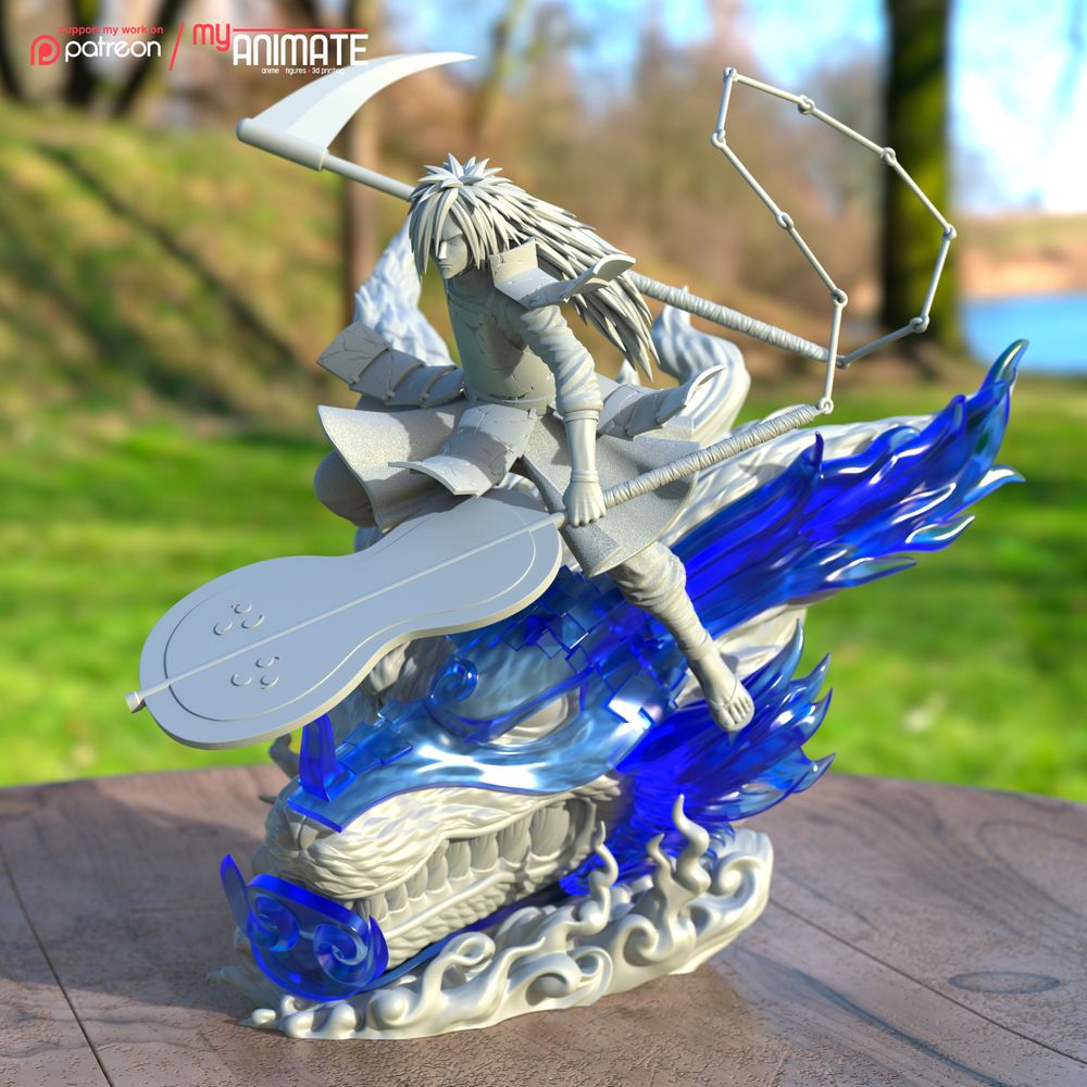 【火影忍者】宇智波斑-3D合纵社-3D打印模型STL格式3mf格式免费下载！