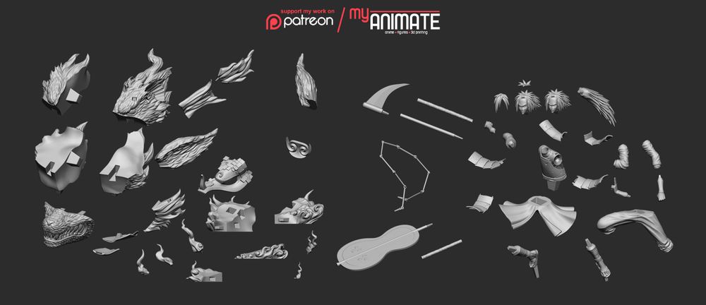 图片[5]-【火影忍者】宇智波斑-3D合纵社-3D打印模型STL格式3mf格式免费下载！