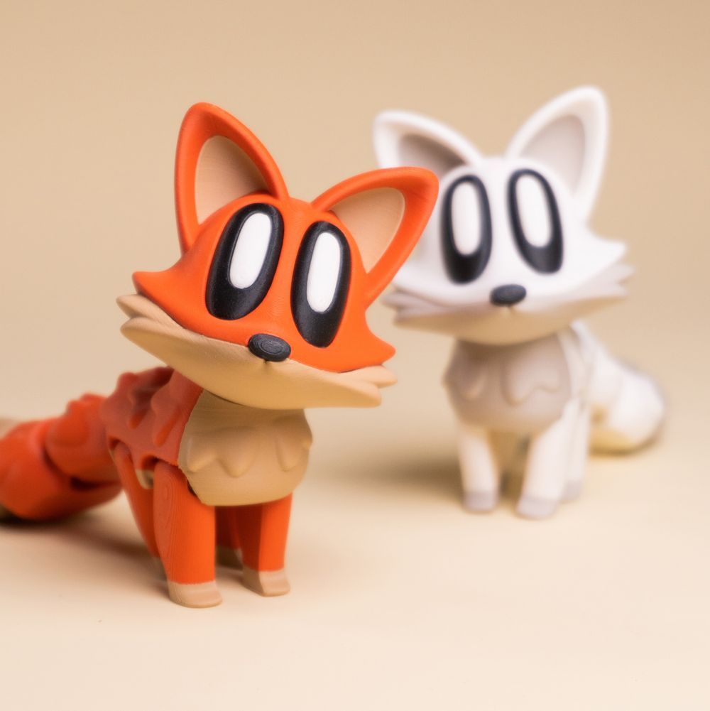 图片[2]-狐狸-3D合纵社-3D打印模型STL格式3mf格式免费下载！