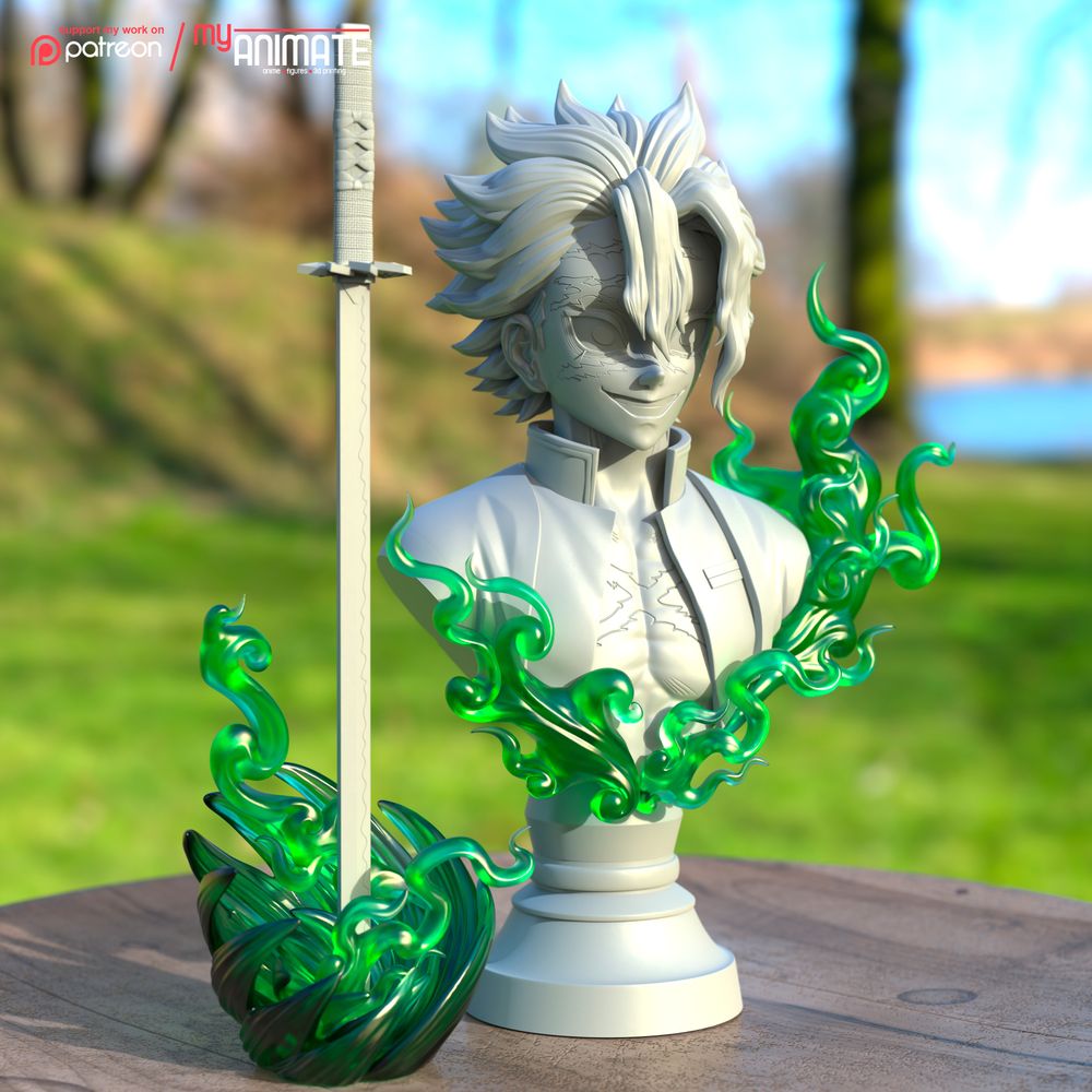 图片[2]-【鬼灭之刃】不死川实弥-3D合纵社-3D打印模型STL格式3mf格式免费下载！