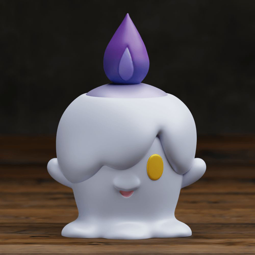 图片[2]-【宠物小精灵】烛光灵-3D合纵社-3D打印模型STL格式3mf格式免费下载！