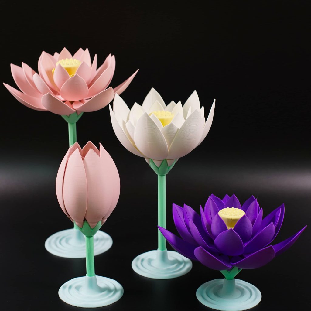 图片[5]-盛开的莲花-3D合纵社-3D打印模型STL格式3mf格式免费下载！