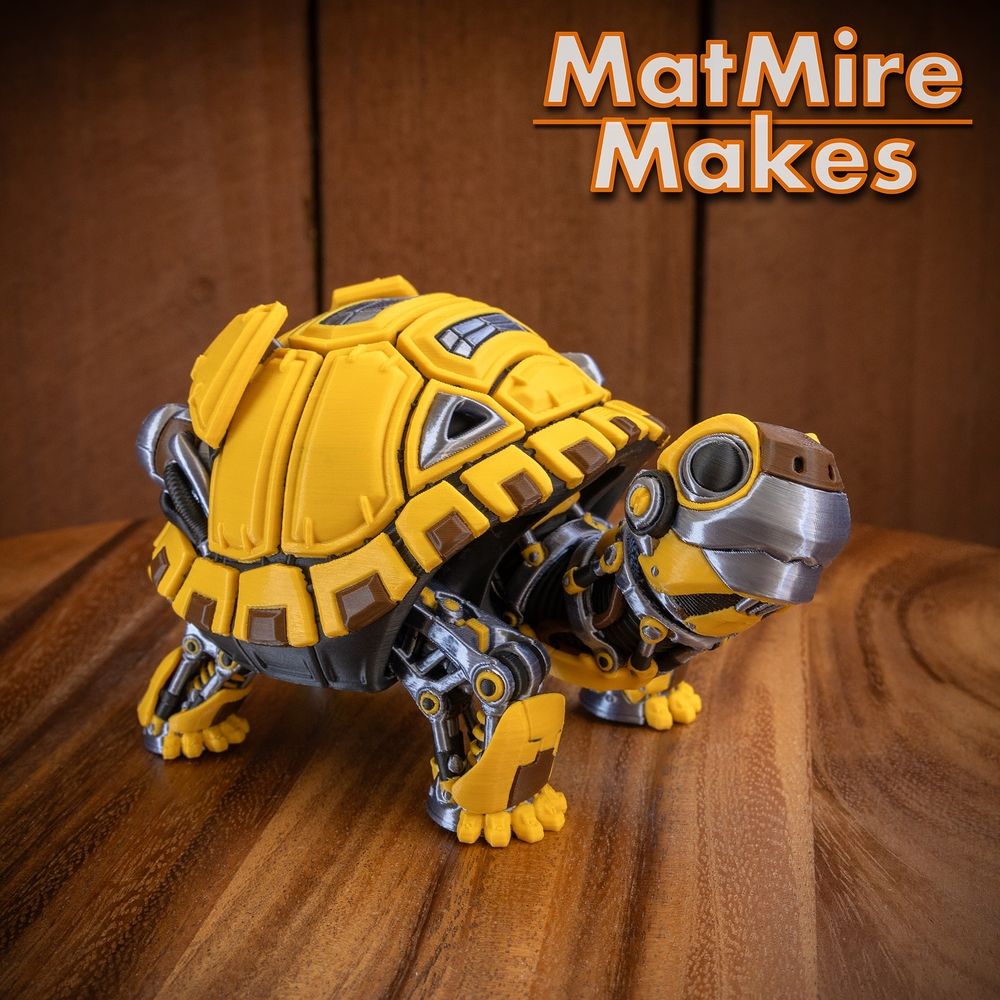 图片[3]-MatMire Makes NO:023 赛博机甲乌龟-3D合纵社-3D打印模型STL格式3mf格式免费下载！